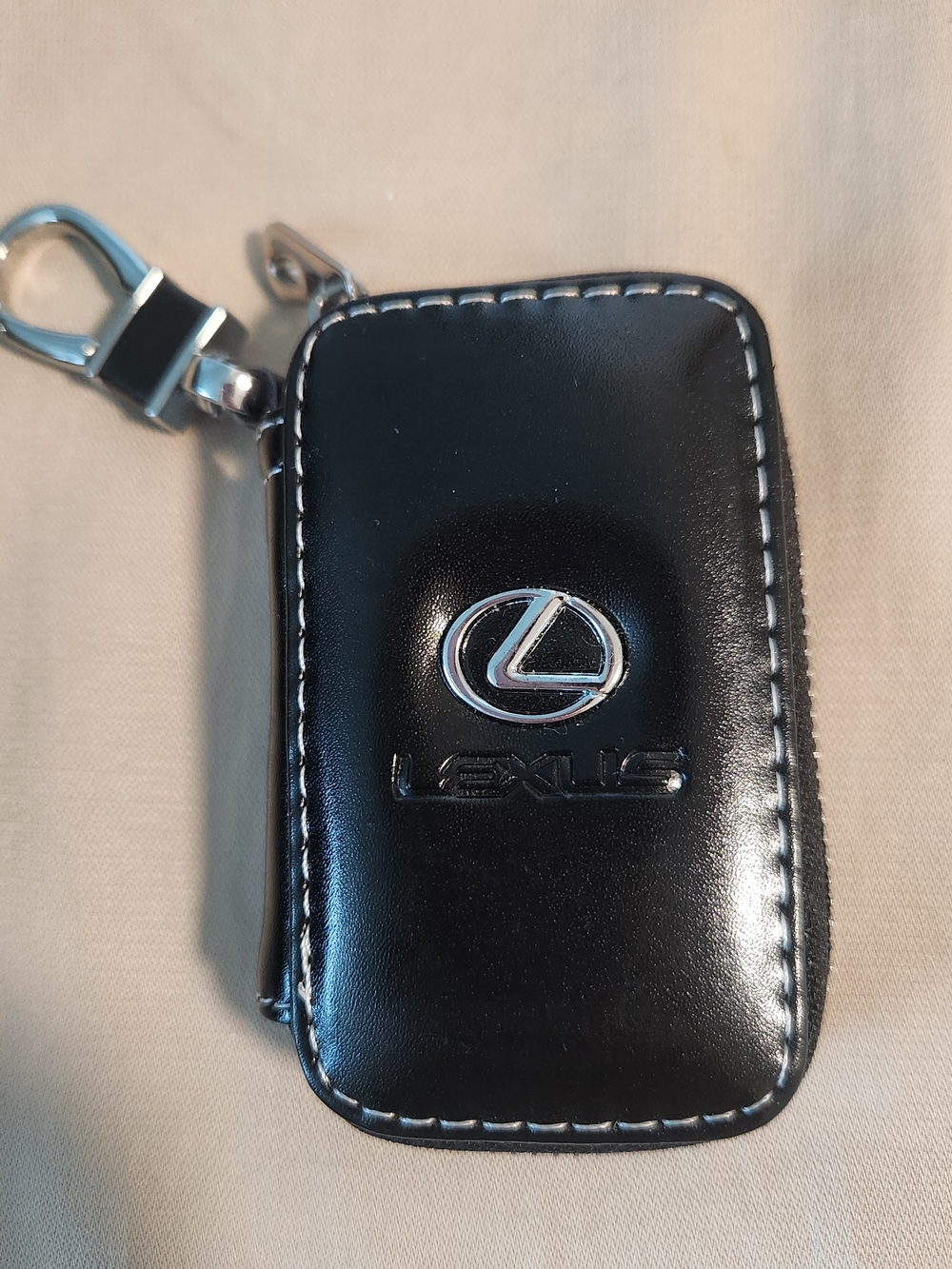 Lexus Black  Key Fob Holder with Metal Clip